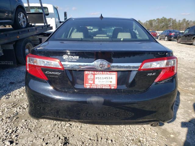 4T1BF1FK3CU503343 - 2012 TOYOTA CAMRY BASE BLACK photo 6