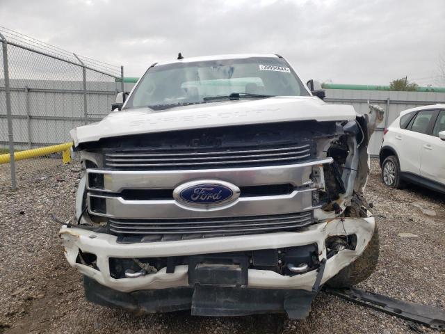 1FT7W2BT1KED09322 - 2019 FORD F250 SUPER DUTY WHITE photo 5