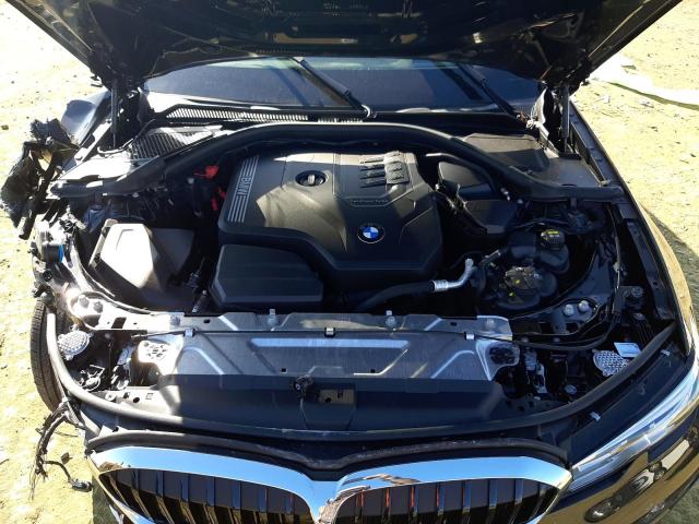3MW5R7J08M8C12821 - 2021 BMW 330XI أسود صورة 11