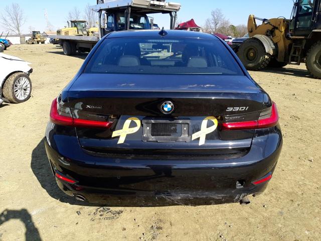 3MW5R7J08M8C12821 - 2021 BMW 330XI أسود صورة 6