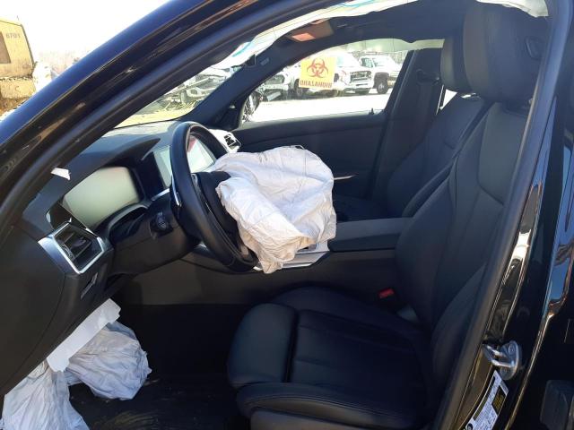 3MW5R7J08M8C12821 - 2021 BMW 330XI أسود صورة 7