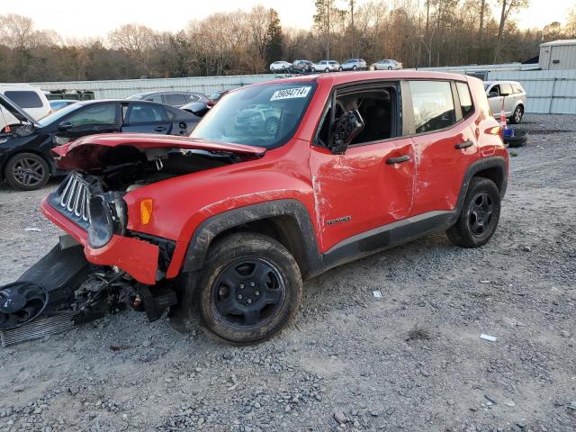 ZACCJAABXHPF80038 - 2017 JEEP RENEGADE SPORT RED photo 1