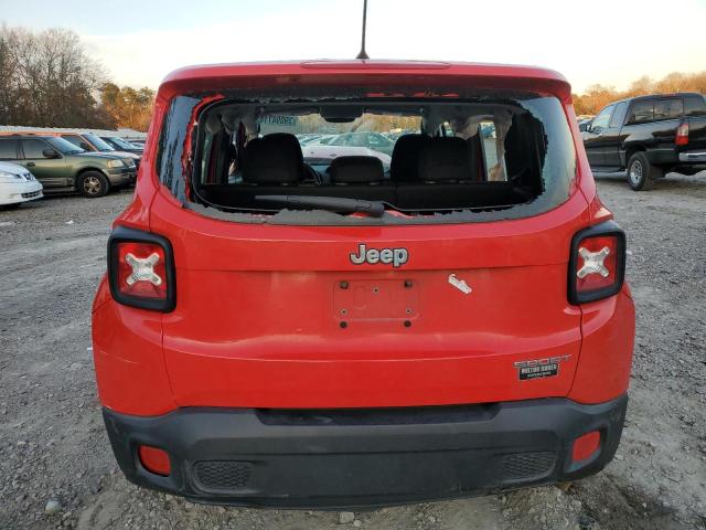 ZACCJAABXHPF80038 - 2017 JEEP RENEGADE SPORT RED photo 6