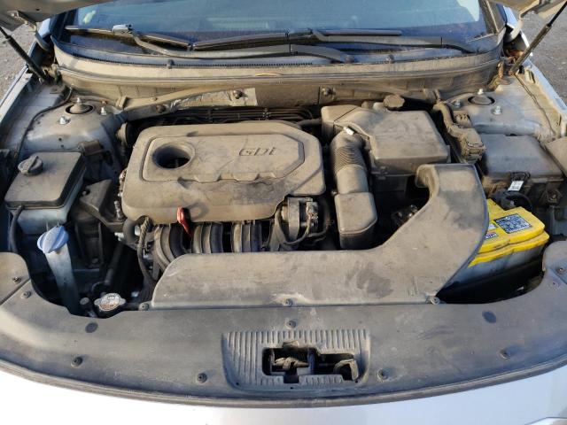 5NPE24AF9FH217987 - 2015 HYUNDAI SONATA SE SILVER photo 11