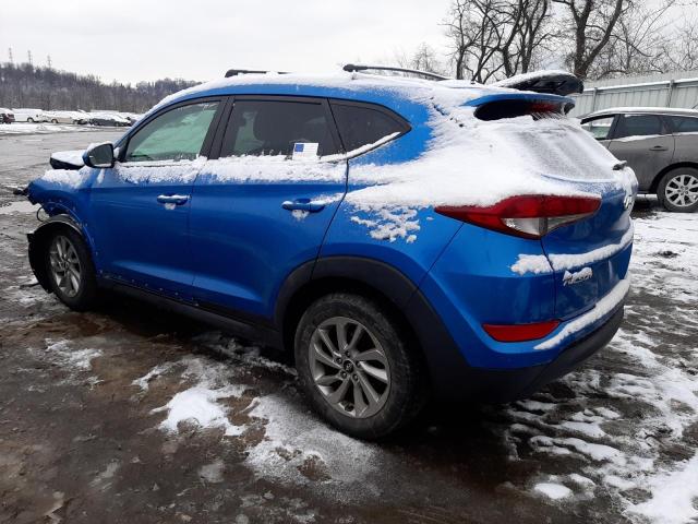 KM8J3CA45GU144382 - 2016 HYUNDAI TUCSON LIMITED BLUE photo 2