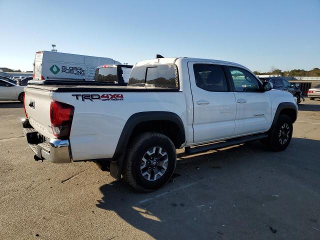 3TMCZ5AN7KM247901 - 2019 TOYOTA TACOMA DOUBLE CAB WHITE photo 3