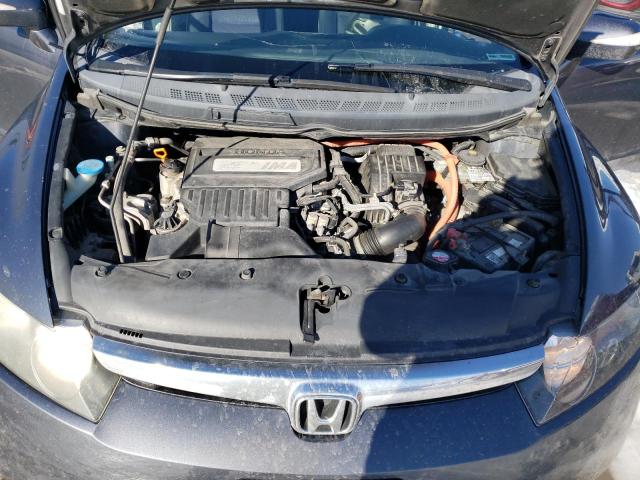 JHMFA36286S024673 - 2006 HONDA CIVIC HYBRID BLUE photo 11