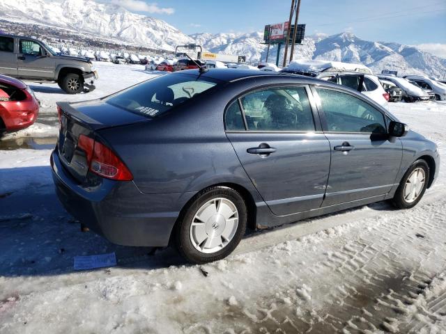 JHMFA36286S024673 - 2006 HONDA CIVIC HYBRID BLUE photo 3