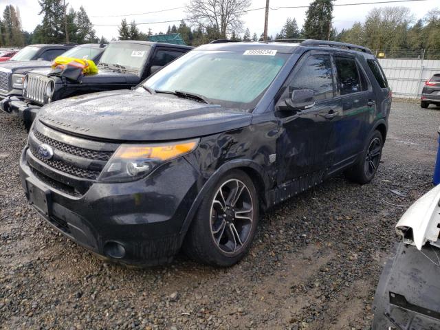 1FM5K8GT0FGB42665 - 2015 FORD EXPLORER SPORT BLACK photo 1