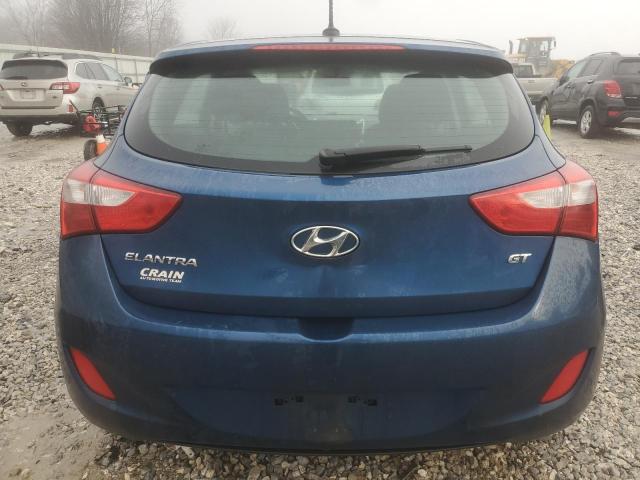 KMHD35LH1GU309367 - 2016 HYUNDAI ELANTRA GT BLUE photo 6