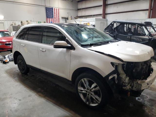 2FMDK3KC1DBA79232 - 2013 FORD EDGE LIMITED WHITE photo 4