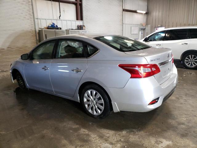 3N1AB7AP1KY210265 - 2019 NISSAN SENTRA S SILVER photo 2