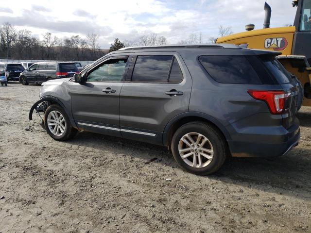 1FM5K7DH3GGC45915 - 2016 FORD EXPLORER XLT SILVER photo 2