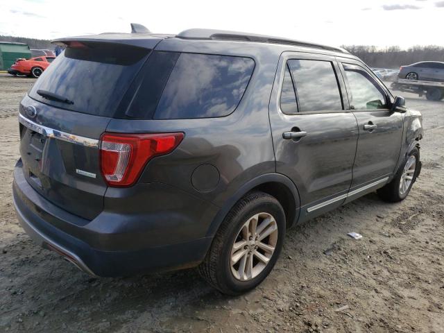 1FM5K7DH3GGC45915 - 2016 FORD EXPLORER XLT SILVER photo 3