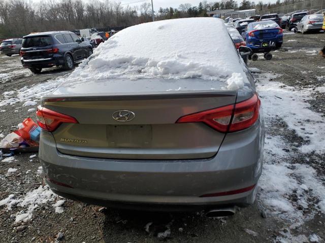 5NPE24AF6FH039231 - 2015 HYUNDAI SONATA SE SILVER photo 6