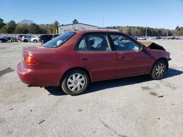 1NXBR12E91Z503254 - 2001 TOYOTA COROLLA CE RED photo 3