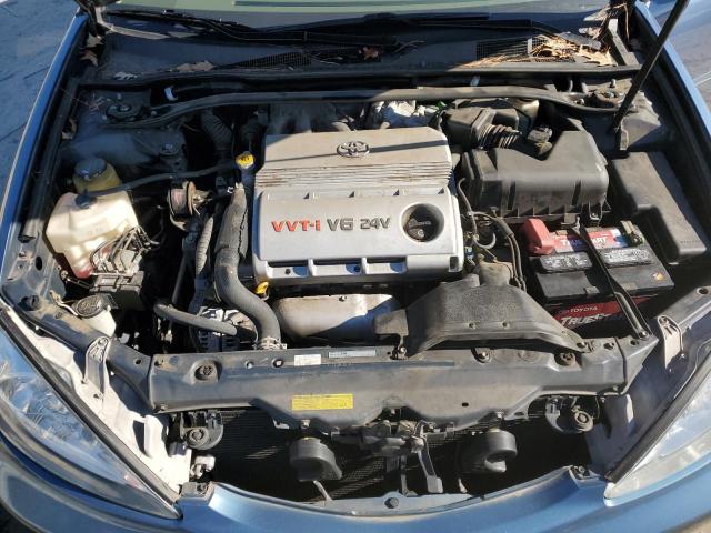 4T1BF30K64U581606 - 2004 TOYOTA CAMRY LE BLUE photo 11