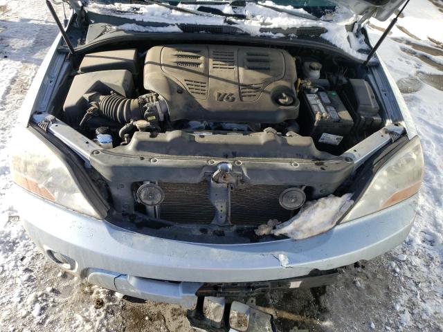 KNDJC735585841936 - 2008 KIA SORENTO EX BLUE photo 12