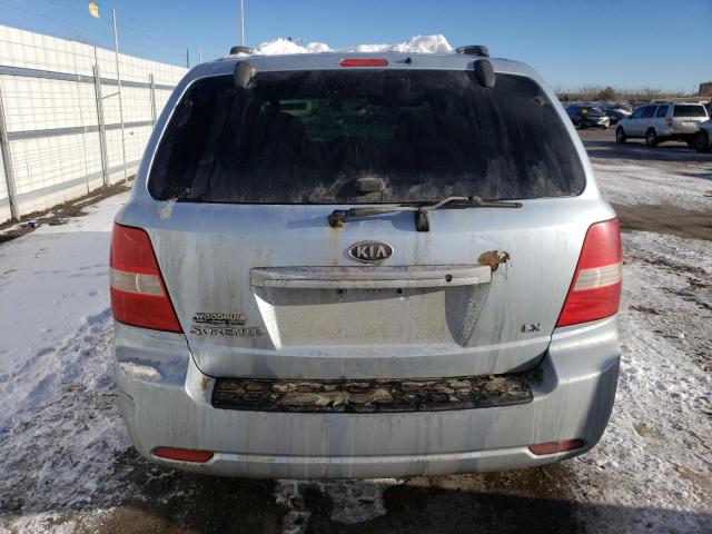 KNDJC735585841936 - 2008 KIA SORENTO EX BLUE photo 6