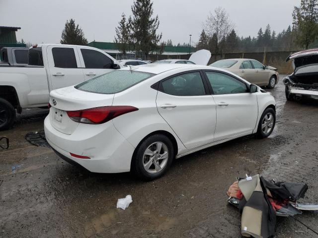 5NPDH4AE1EH469944 - 2014 HYUNDAI ELANTRA SE WHITE photo 3