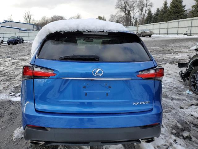 JTJBARBZXH2115644 - 2017 LEXUS NX 200T BASE BLUE photo 6