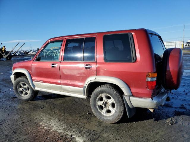 JACDJ58X7X7903663 - 1999 ISUZU TROOPER S RED photo 2