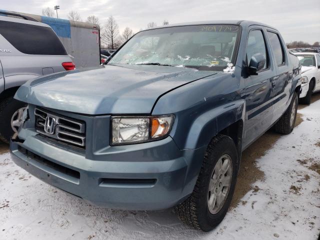 2HJYK16468H525421 - 2008 HONDA RIDGELINE RTS TEAL photo 1