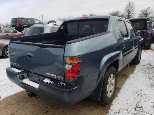 2HJYK16468H525421 - 2008 HONDA RIDGELINE RTS TEAL photo 3