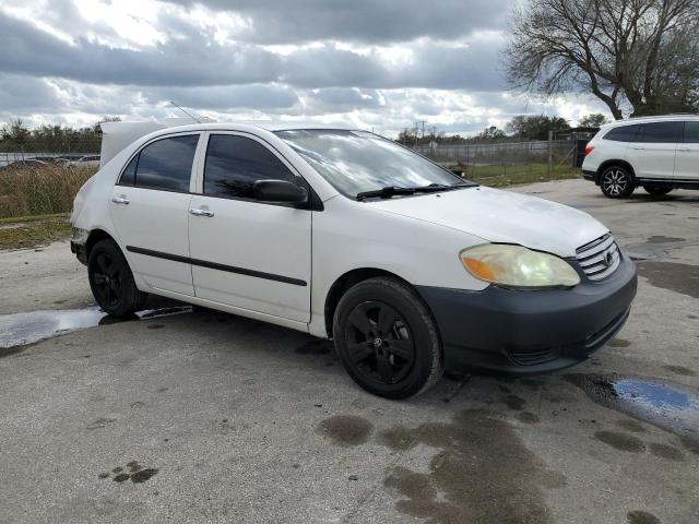 JTDBR32E930051333 - 2003 TOYOTA COROLLA CE WHITE photo 4