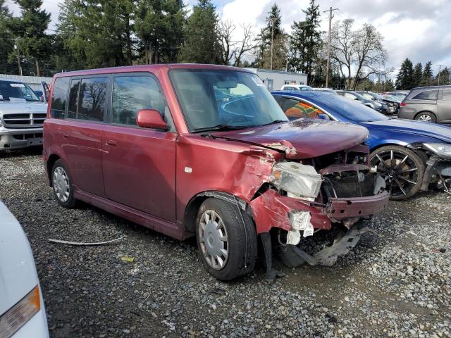 JTLKT334764104877 - 2006 TOYOTA SCION XB BURGUNDY photo 4