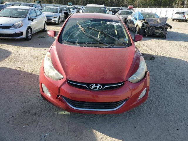 KMHDH4AE0CU329866 - 2012 HYUNDAI ELANTRA GLS RED photo 5