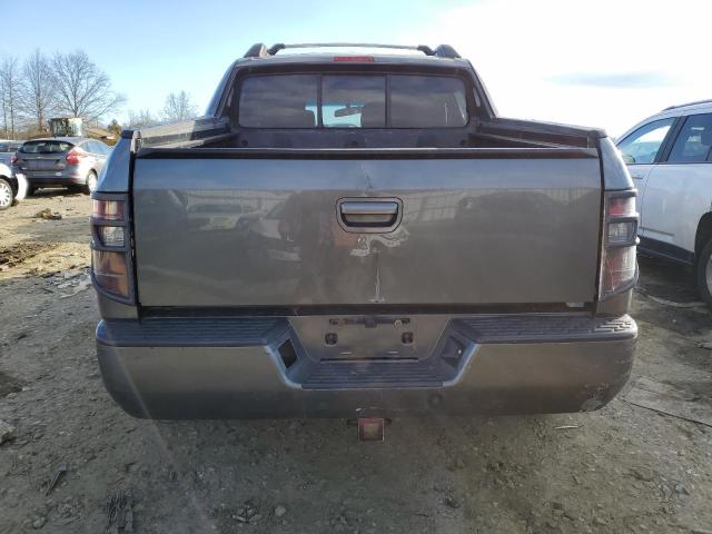 2HJYK16508H526525 - 2008 HONDA RIDGELINE RTL GRAY photo 6