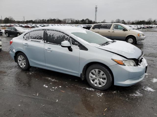 2HGFB2F54CH544778 - 2012 HONDA CIVIC LX BLUE photo 4