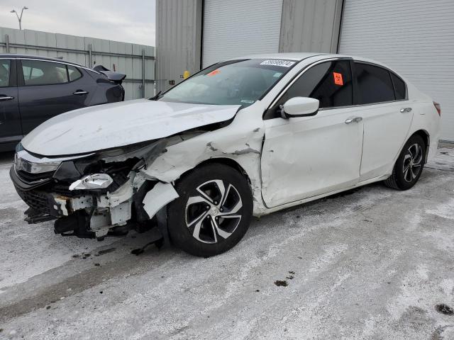 1HGCR2F35HA217664 - 2017 HONDA ACCORD LX WHITE photo 1