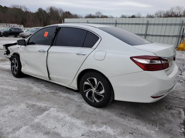 1HGCR2F35HA217664 - 2017 HONDA ACCORD LX WHITE photo 2