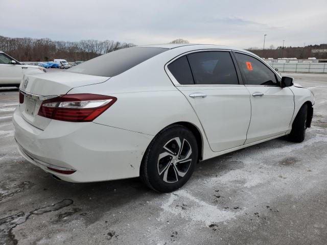 1HGCR2F35HA217664 - 2017 HONDA ACCORD LX WHITE photo 3