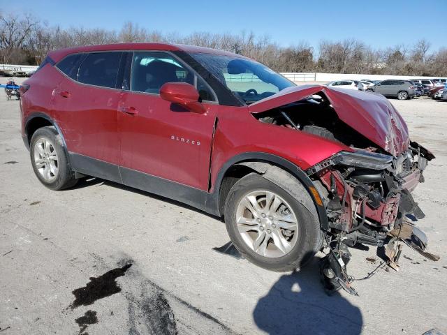 3GNKBBRAXKS682706 - 2019 CHEVROLET BLAZER 1LT BURGUNDY photo 4