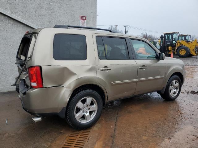 5FNYF4H51BB041105 - 2011 HONDA PILOT EXL GOLD photo 3