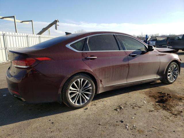 KMHGN4JE4GU128273 - 2016 HYUNDAI GENESIS 3.8L BURGUNDY photo 3