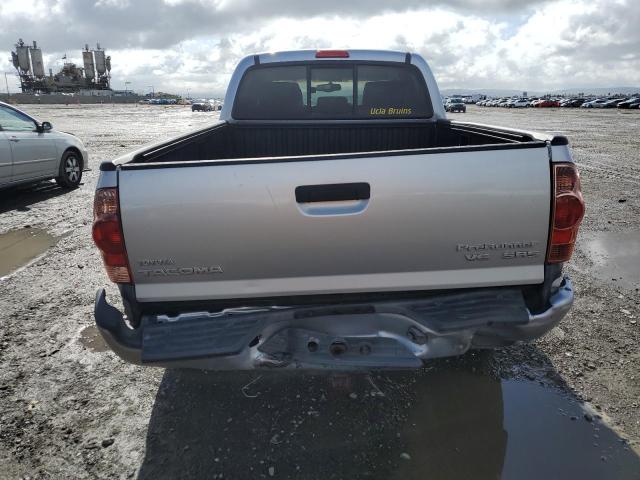 5TEKU72NX6Z255200 - 2006 TOYOTA TACOMA DOUBLE CAB PRERUNNER LONG BED SILVER photo 6