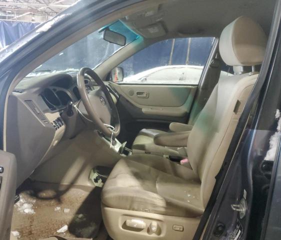 JTEDW21A860016325 - 2006 TOYOTA HIGHLANDER HYBRID BLUE photo 7