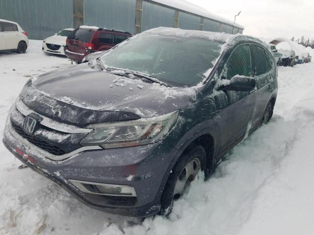 5J6RM4H94GL801605 - 2016 HONDA CR-V TOURING GRAY photo 1