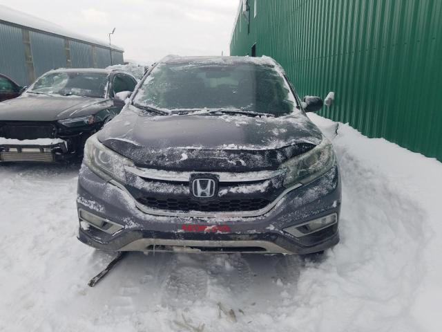 5J6RM4H94GL801605 - 2016 HONDA CR-V TOURING GRAY photo 5