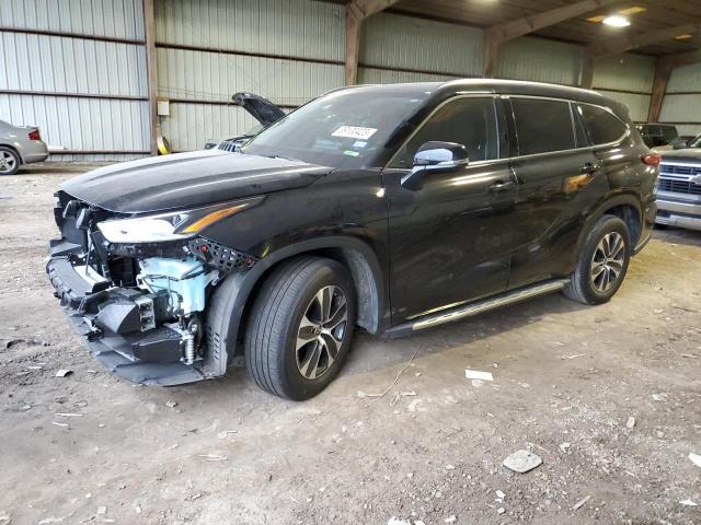 5TDGZRAH2MS532690 - 2021 TOYOTA HIGHLANDER XLE BLACK photo 1
