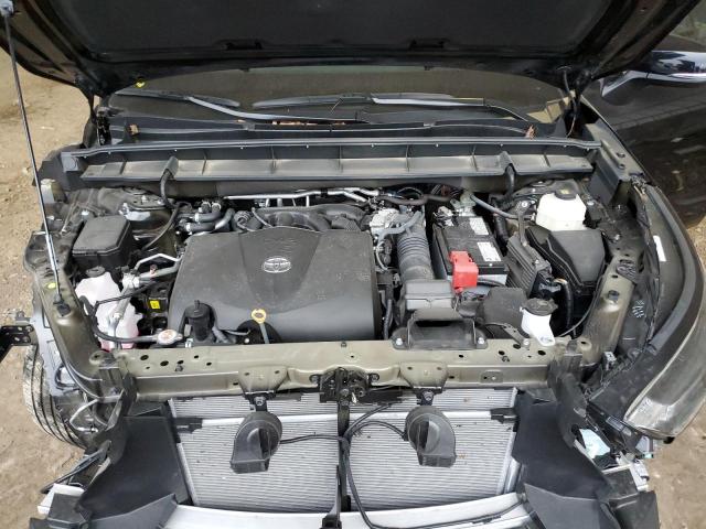 5TDGZRAH2MS532690 - 2021 TOYOTA HIGHLANDER XLE BLACK photo 12
