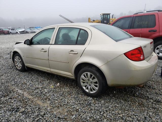 1G1AT58H497263379 - 2009 CHEVROLET COBALT LT TAN photo 2