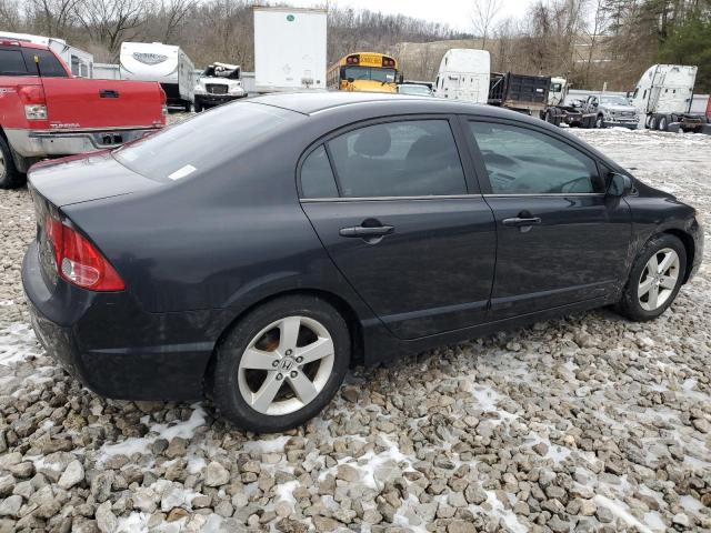 1HGFA16827L030220 - 2007 HONDA CIVIC EX BLACK photo 3