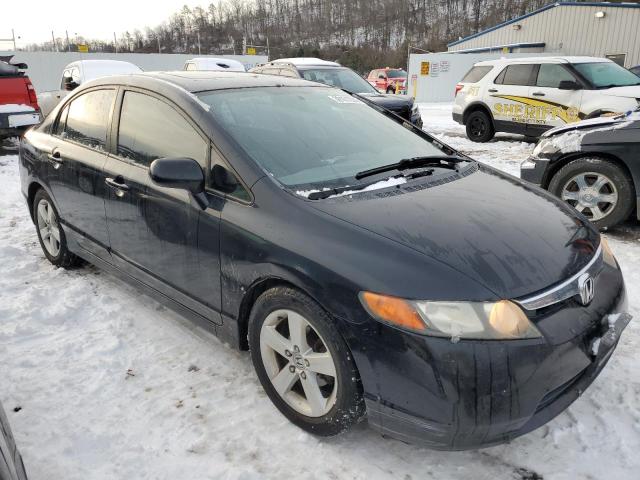 1HGFA16827L030220 - 2007 HONDA CIVIC EX BLACK photo 4