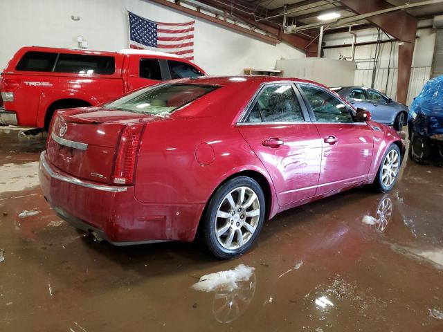 1G6DS57V280129110 - 2008 CADILLAC CTS HI FEATURE V6 RED photo 3