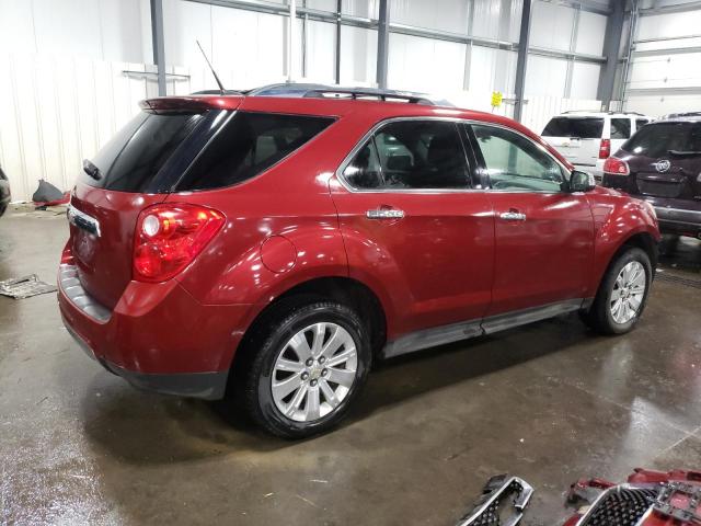 2CNFLGEW1A6284296 - 2010 CHEVROLET EQUINOX LTZ RED photo 3